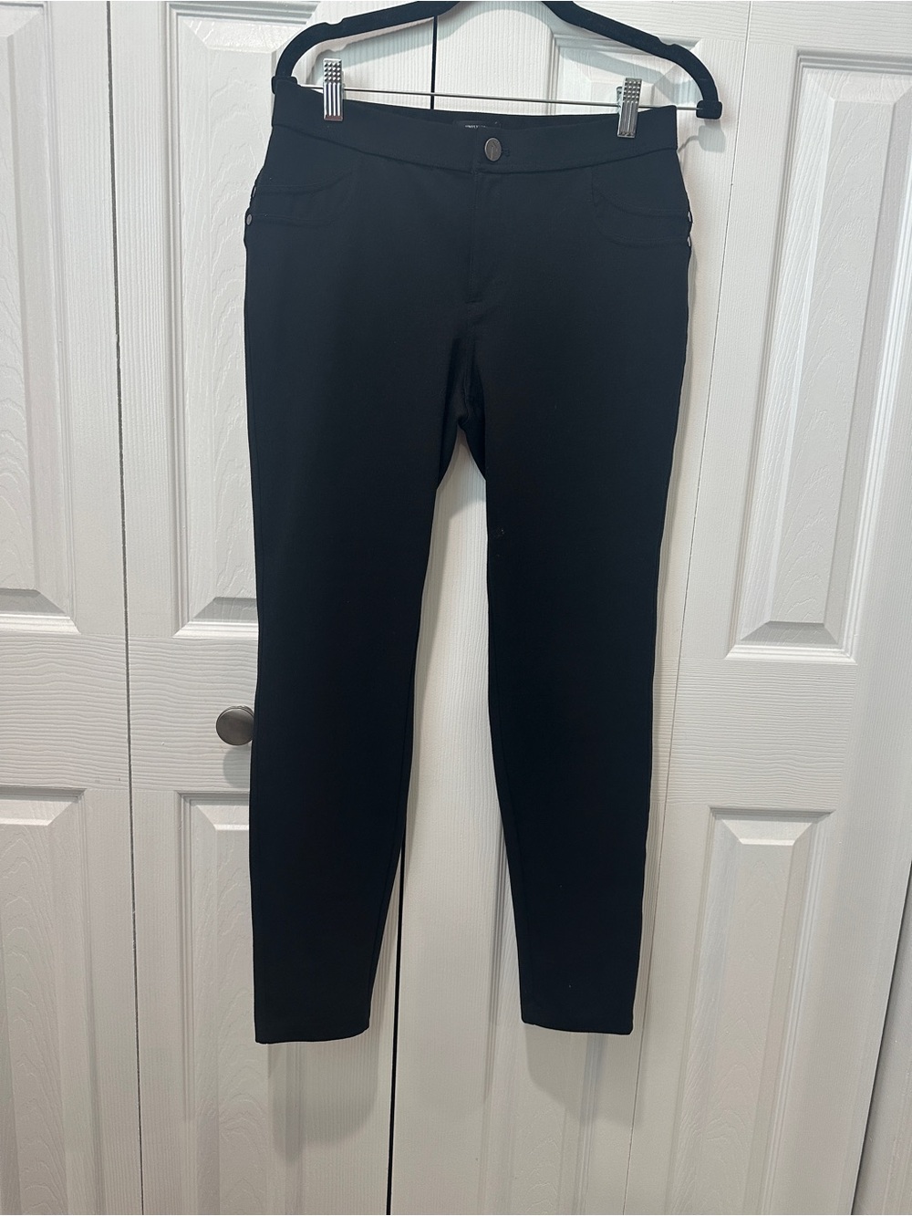 Simply Vera Vera Wang Black Pull-On Knit Pants